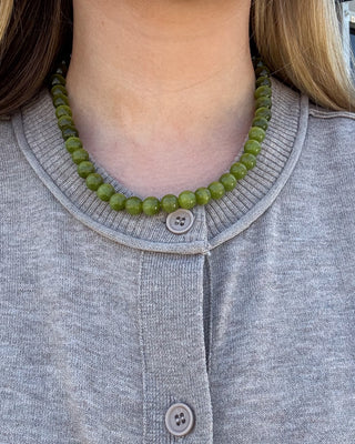 Afterglow Necklace - Olive
