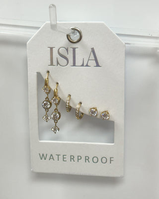 ISLA Hoop Hoop Horray - Coastline Shine Earring Set