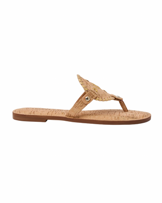 Jack Rogers Collins Sandal - Cork & Metallic Nappa