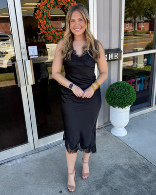 Timeless Elegance Lace Maxi Dress