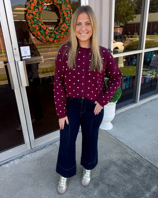 Burgundy Bliss Cardigan