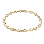 Enewton Classic Sincerity Pattern 4mm Bead Bracelet - Gold