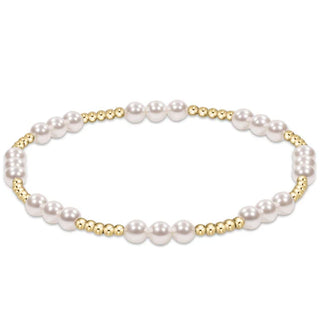 Enewton Classic Joy Pattern 4mm Bead Bracelet - Pearl