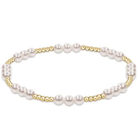 Enewton Classic Joy Pattern 4mm Bead Bracelet - Pearl