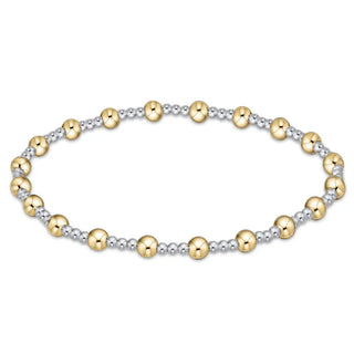 Enewton Classic Sincerity Pattern 4mm Bead Bracelet - Mixed Metal