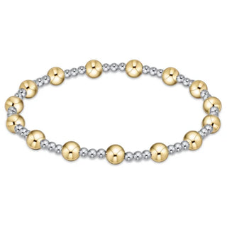 Enewton Classic Sincerity Pattern 5mm Bead Bracelet - Mixed Metal