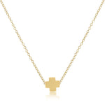 Enewton 16" Necklace Gold - Signature Cross Small Gold