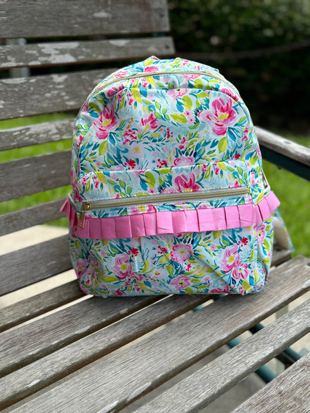 Flower Kids Ruffle Backpack