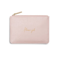 Katie Loxton Perfect Pouch Mini - Flower Girl - Metallic Pink