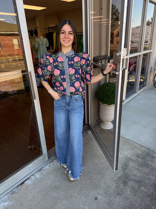 Floral Extravaganza Top