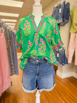 Judy Blue Pull It Together Shorts - Curvy