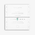 KATIE LOXTON AFFIRMATION CRYSTAL A LITTLE 'HAPPINESS' BRACELET