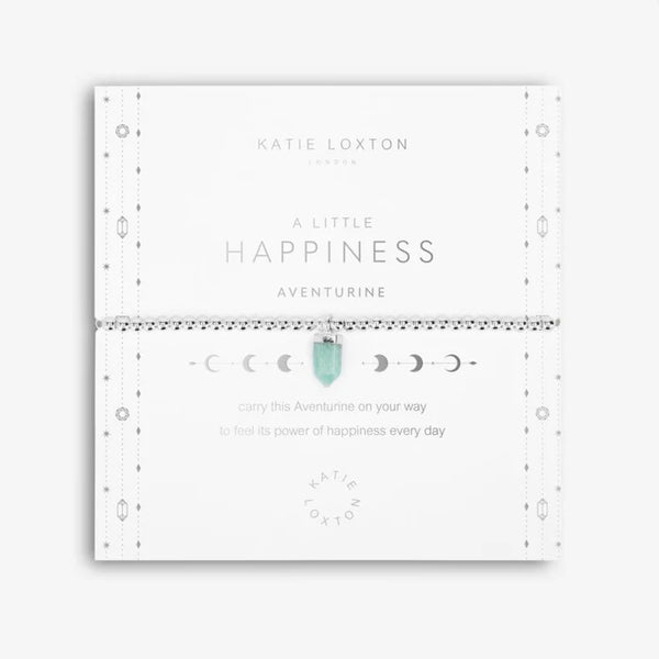 KATIE LOXTON AFFIRMATION CRYSTAL A LITTLE 'HAPPINESS' BRACELET