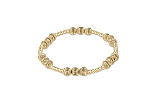 Enewton - Dignity Joy Pattern 6mm Bead Bracelet - Gold