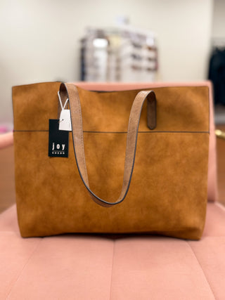 Danica Tote with Laptop Bag - Toffee