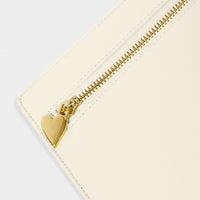 Katie Loxton Bridal Zip Charm Pouch - Wishing You Love, Laughter And A Happy Ever After