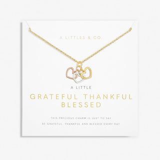 Grateful Thankful Blessed Necklace