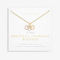 Grateful Thankful Blessed Necklace