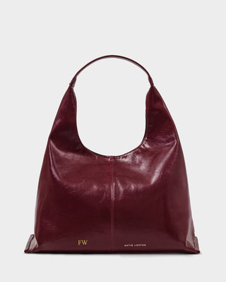 Katie Loxton Laila Patent Crackle Slouch Shoulder Bag