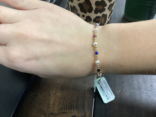 Enewton Pearl Sincerity Pattern 4mm Bead Bracelet - Hot Mess FW25