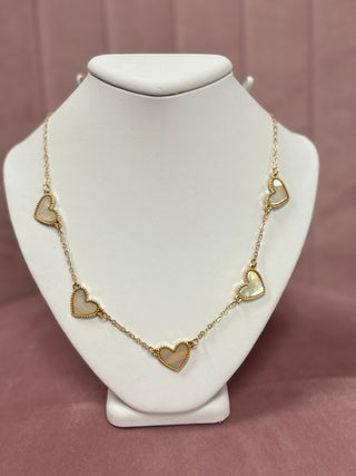 Heart Necklace Set