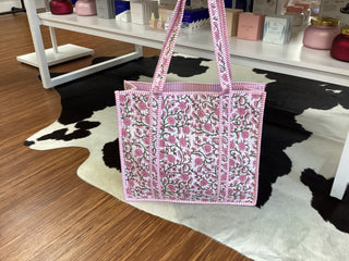 The Charleston Carryall Quilted Tote Bag