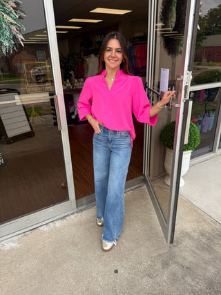 Flirty Flamingo Top