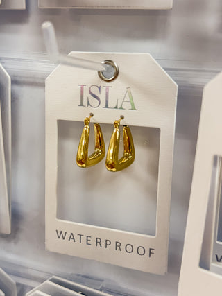 Isla Rounded Triangle Hoop
