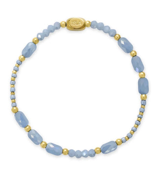 ISLA Coastal Crystals - Big Sur - Blue Sky Bracelet