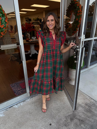 Plaid To Know You Dress