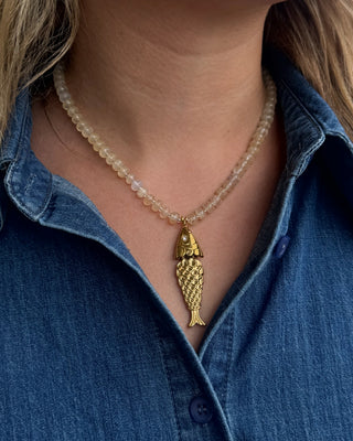 Costal Catch Necklace - Ivory