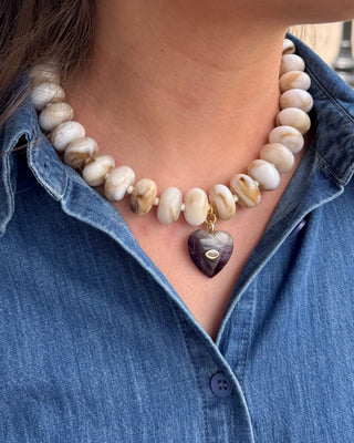 Moonstone Charm Necklace