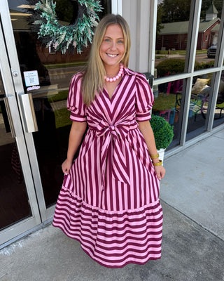 Stripe Me Fancy Dress