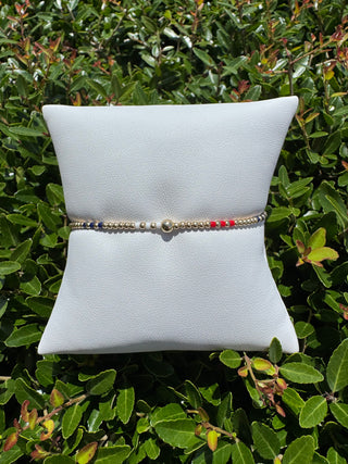Enewton Hope Joy Pattern 2mm Bead Bracelet - Firecracker