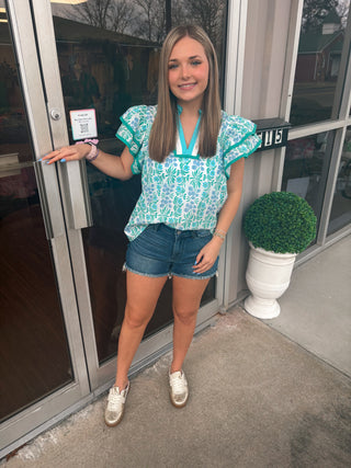 Judy Blue Here Comes The Sun Shorts