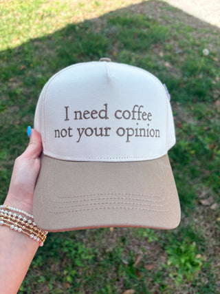 Simply Southern I Need Coffee Not Your Opinion Hat
