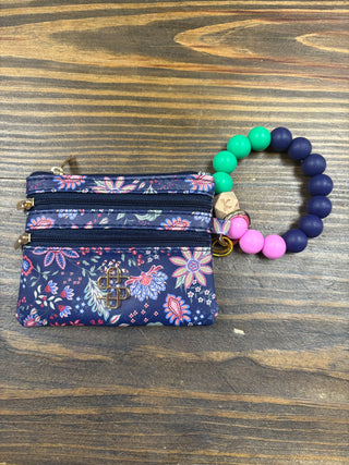 Simply Southern Bead Bangle Wallet - Floral