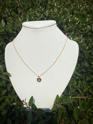 Enewton 16" Necklace Gold - Respect Small Gold Disc Initial