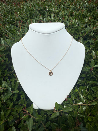 Enewton 16" Necklace Gold - Respect Small Gold Disc Initial