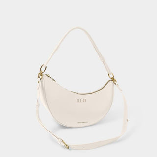 Katie Loxton Off White Half Moon Bag