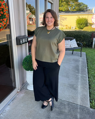 Everyday Ease Top - Olive
