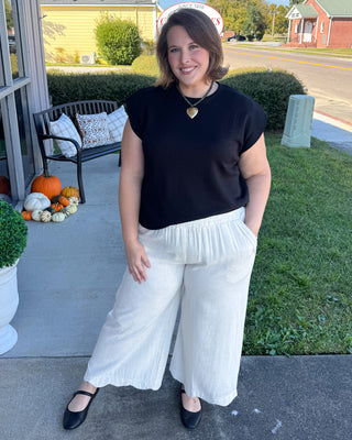 Harper Curvy Cap Sleeve Top