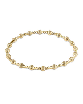 Enewton -Dignity Sincerity Pattern 4mm Bracelet- Gold