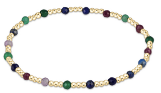 Enewton Gemstone Gold Sincerity Pattern 3mm Bead Bracelet - Hot Mess FW25