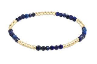 Enewton Blissful Pattern 2.5mm Bead Gemstone Bracelet - Lapis