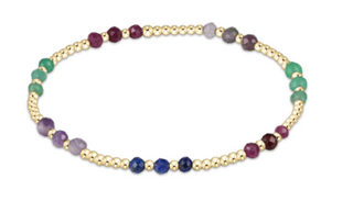 Enewton Gemstone Gold Joy Pattern 3mm Bead Bracelet - Hot Mess FW25