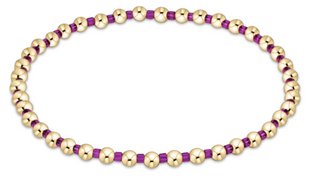 Enewton Hope Grateful 2mm Bead Bracelet - Fuchsia