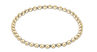 Enewton Hope Grateful 2mm Bead Bracelet - Milkshake