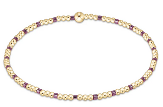 Enewton Hope Sincerity Pattern 2mm Bead Bracelet - Pink Metallic