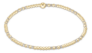 Enewton Hope Joy Pattern 2mm Bead Bracelet - Milkshake